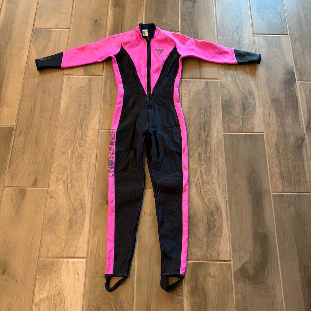 Henderson Aeroskin Jumpsuit Size M Pink Black 2.5mm